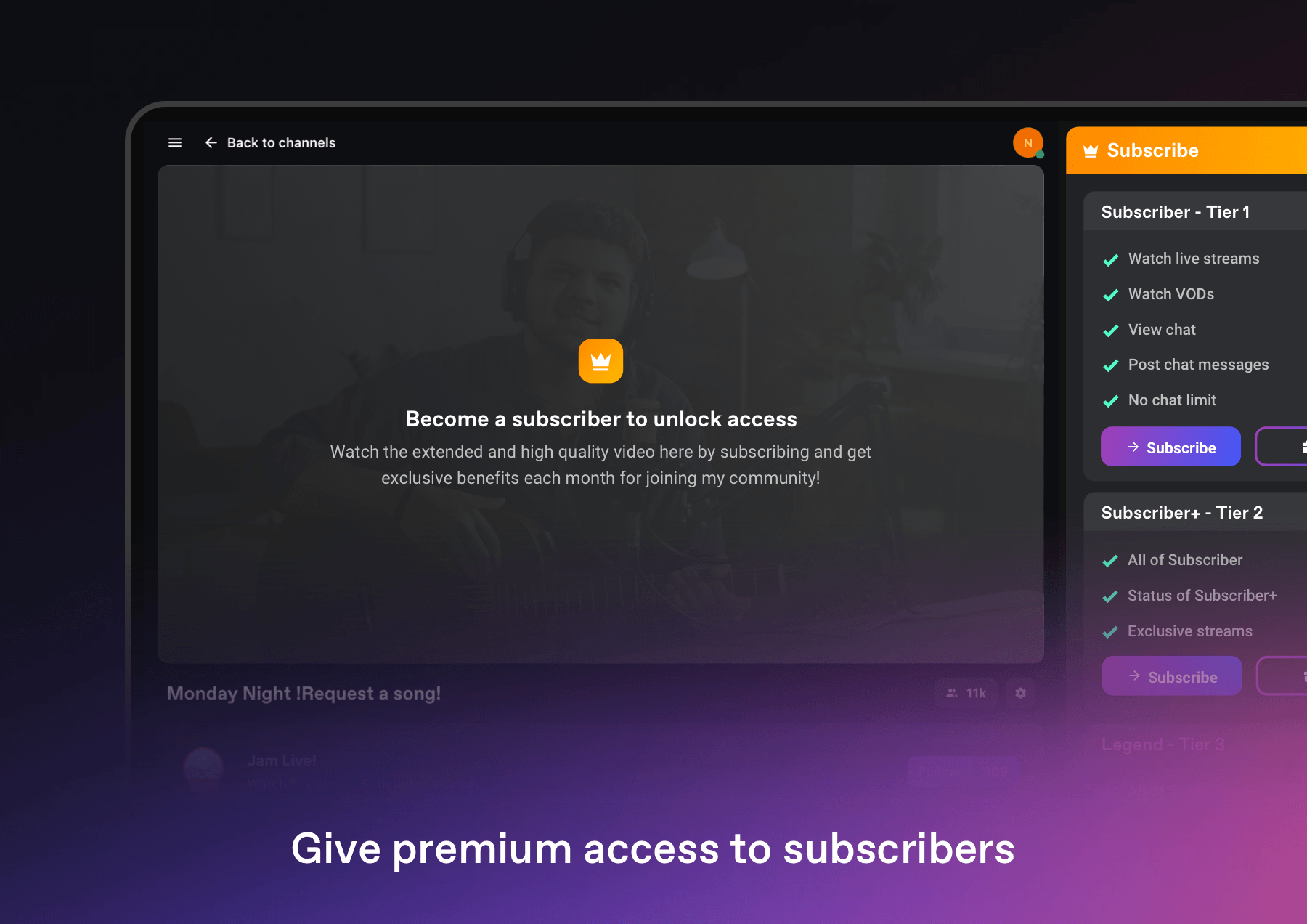 Subscriber access